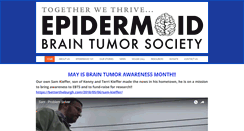 Desktop Screenshot of epidermoidbraintumorsociety.org